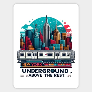 New York Subway NYC Underground Train Magnet